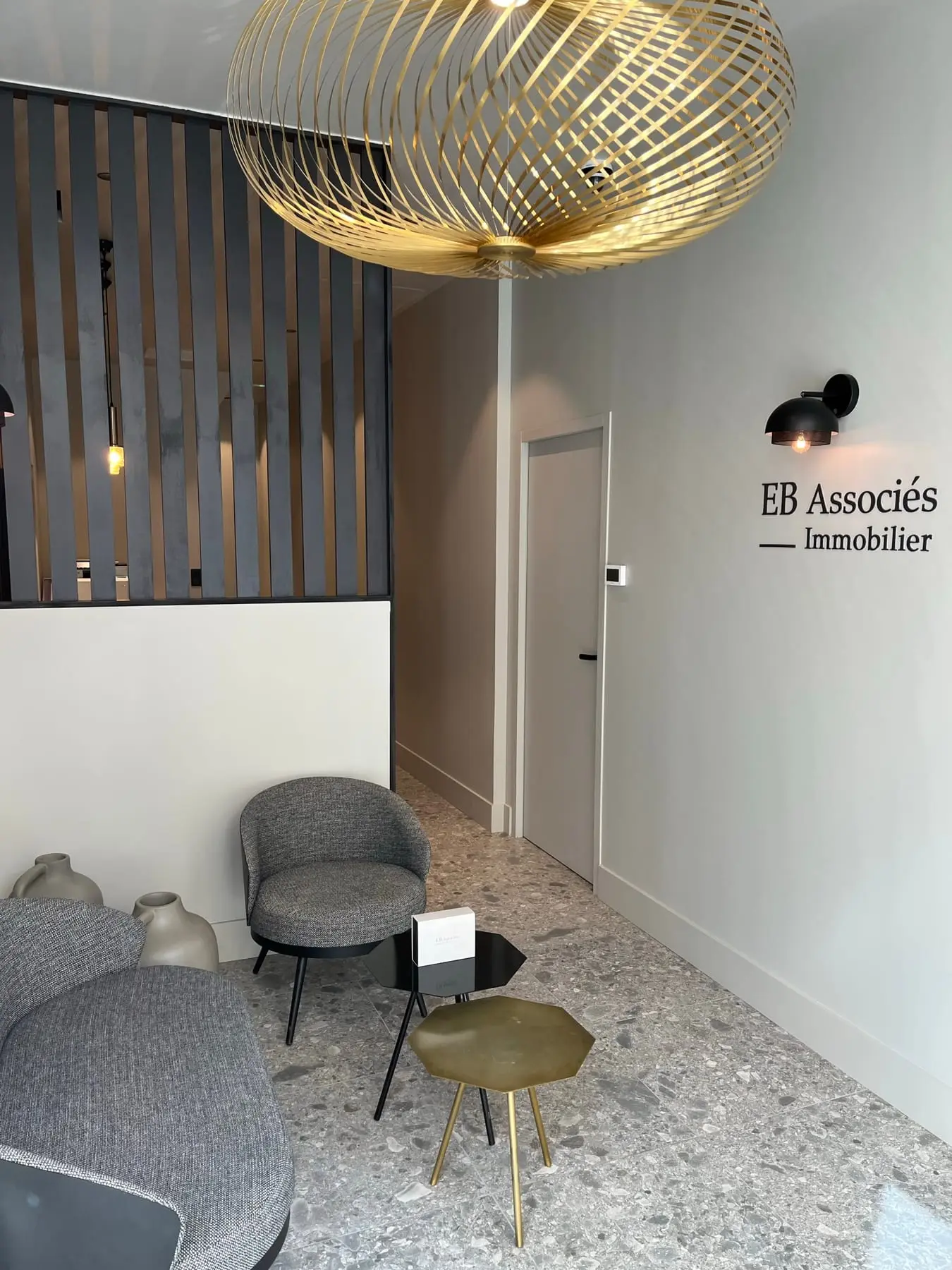 Espace d'accueil de l'agence EB Associés