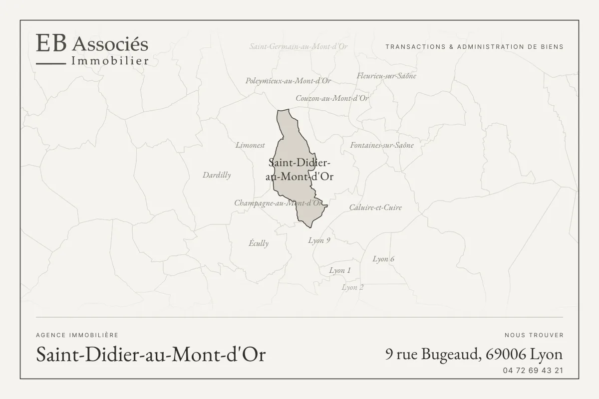 Agence immobilière à Saint-Didier-au-Mont-d'Or