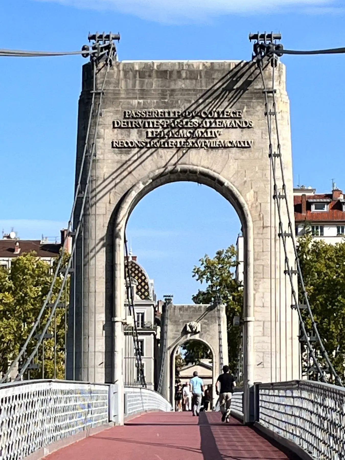 Arche de la passerelle du Collège, Lyon